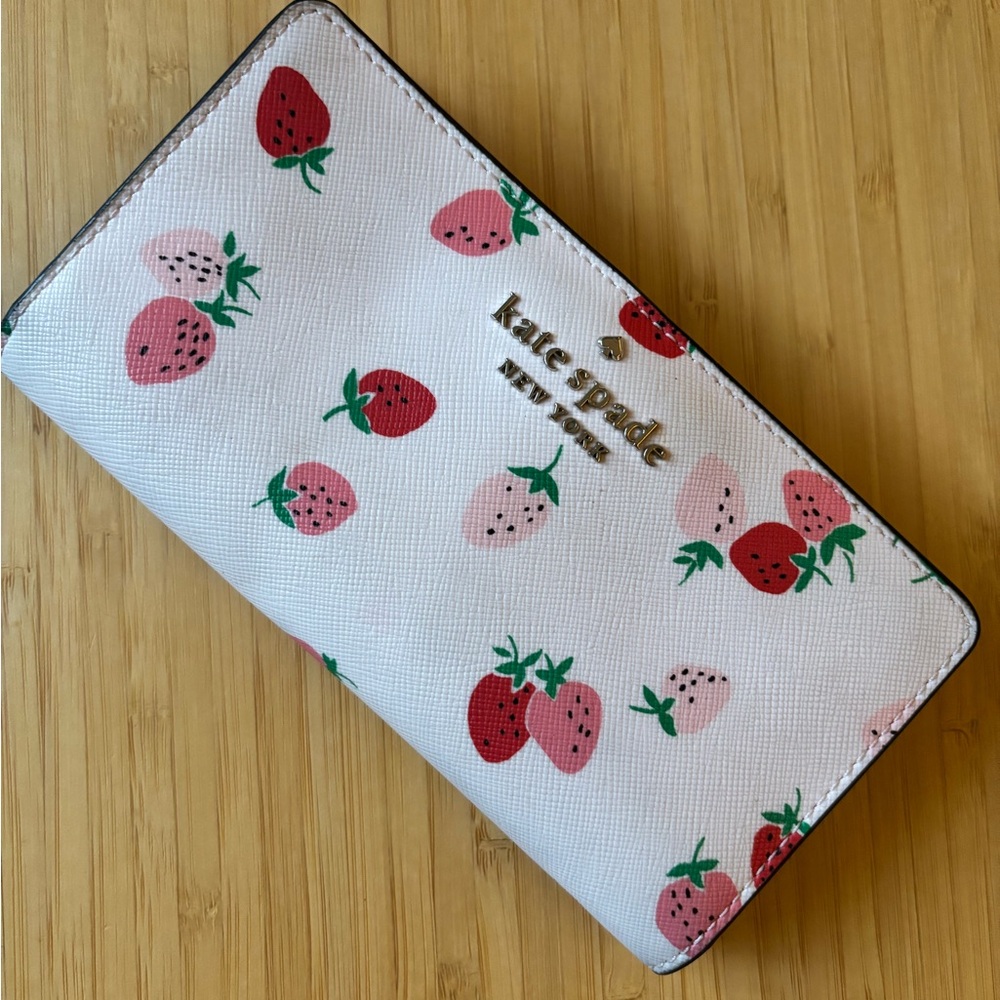 Kate Spade Strawberry Print Wallet
